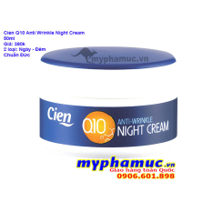Kem Dưỡng Da Chống Lão Hóa Cien Q10 Anti Wrinkle Night Cream