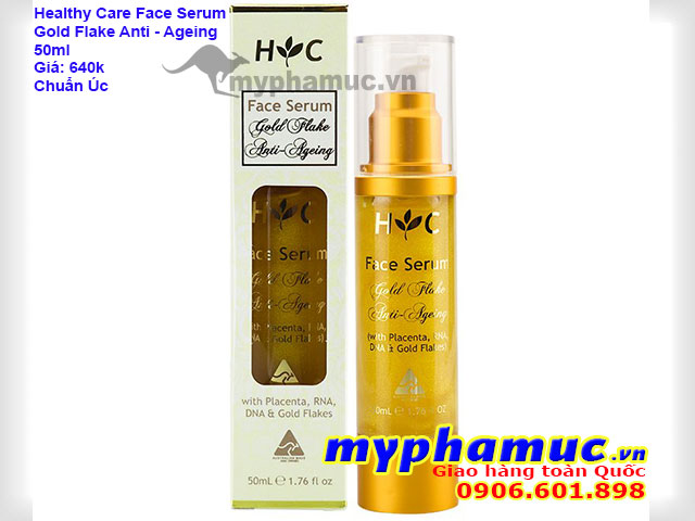 Serum Dưỡng Da Chống Lão Hóa Healthy Care Face Serum Golden Flake Anti-Ageing 50ml | Date Dec 2023