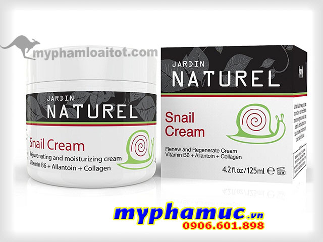 Gel Dưỡng da Crevil Tinh chất Ốc Sên, Jardin Snail Crevil Schnecken Cream