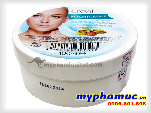 Kem dưỡng tái tạo da vùng cổ cao cấp CREVIL NACHT CREME