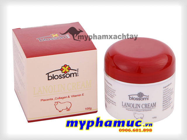 Kem Nhau Thai Cừu BLOSSOM LANOLIN CREAM 100ml