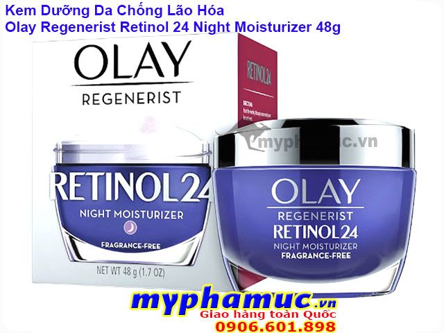 Kem Dưỡng Da Chống Lão Hóa Olay Regenerist Retinol 24 Night Moisturizer 48g