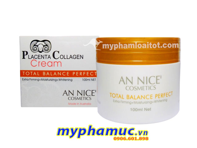 Kem Nhau Thai Cừu AN NICE' PLACENTA COLLAGEN CREAM 100ml
