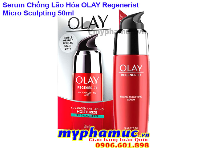 Tinh Chất Chống Lão Hóa Olay Regenerist Advanced Anti-Aging Micro-sculpting Serum 50ml
